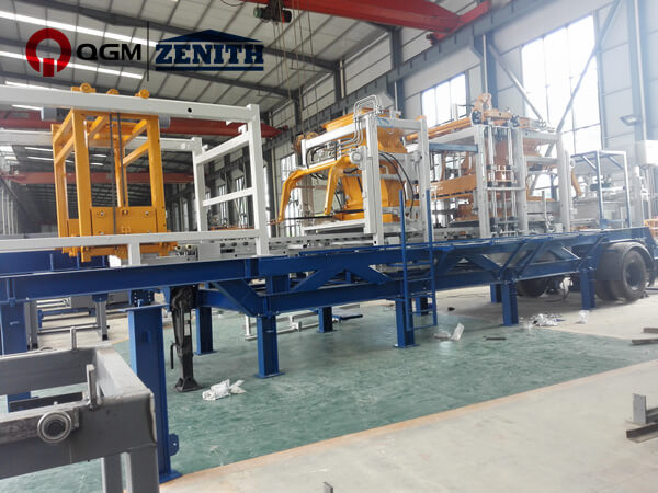 QGM YENİ ZN900C Mobil Tuğla Yapma Makinesi, Nanjing, Çin